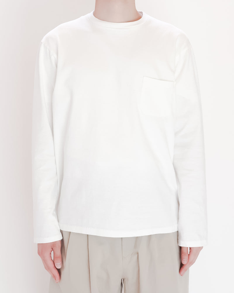 Long Sleeve Tubular T-shirts With Pocket