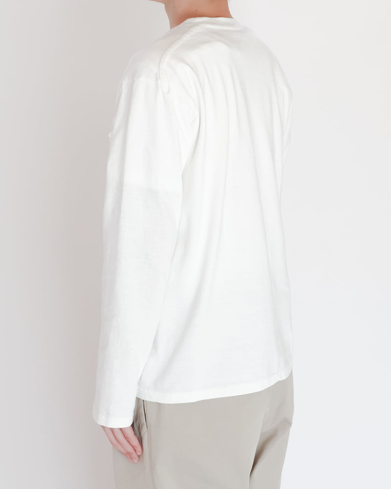 Long Sleeve Tubular T-shirts With Pocket