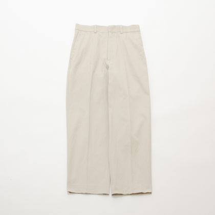 Chino Cloth Trousers Creased