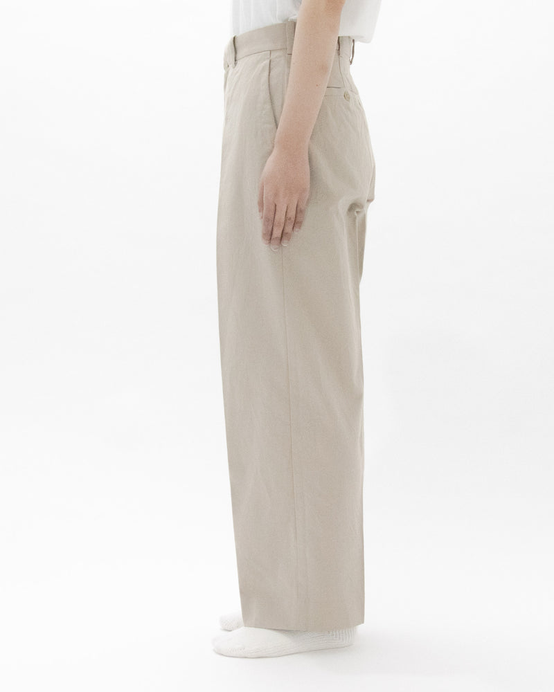 Chino Cloth Trousers Creased