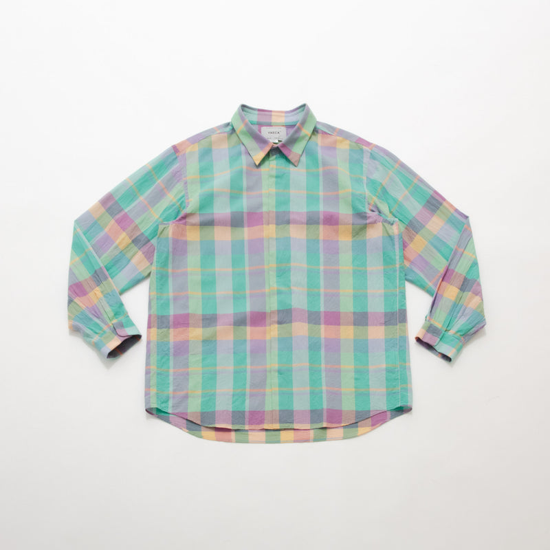 Madras Check Comfort Shirt Wide