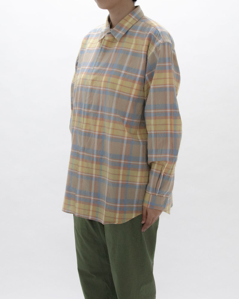 Madras Check Comfort Shirt Wide