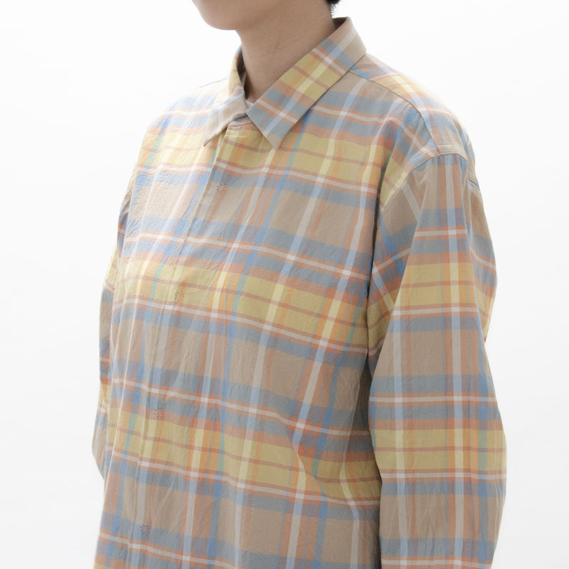 Madras Check Comfort Shirt Wide
