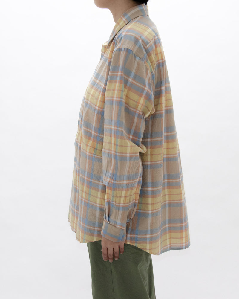Madras Check Comfort Shirt Wide