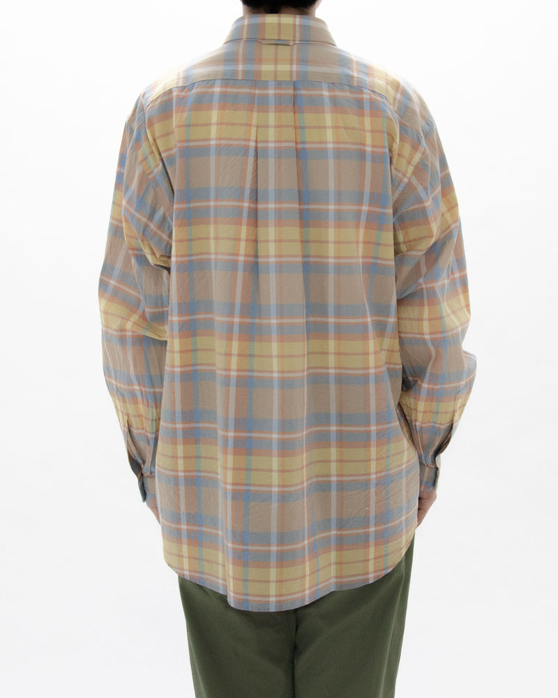 Madras Check Comfort Shirt Wide