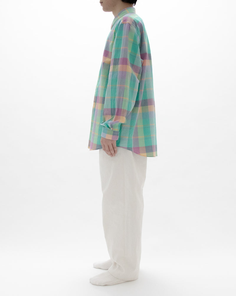 Madras Check Comfort Shirt Wide
