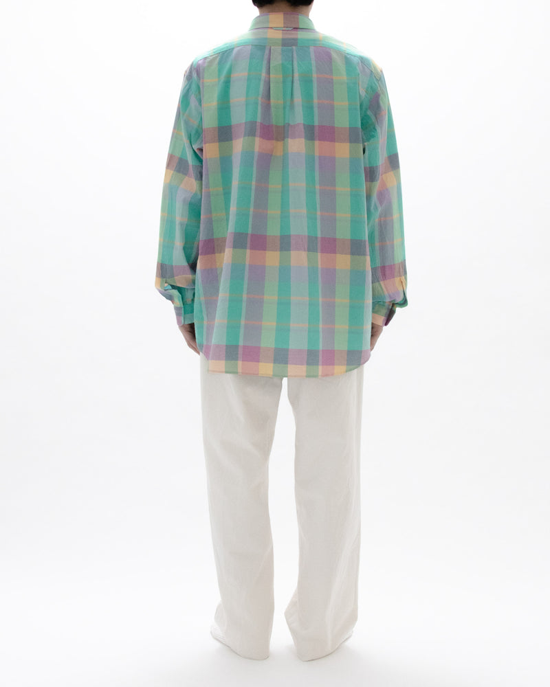 Madras Check Comfort Shirt Wide