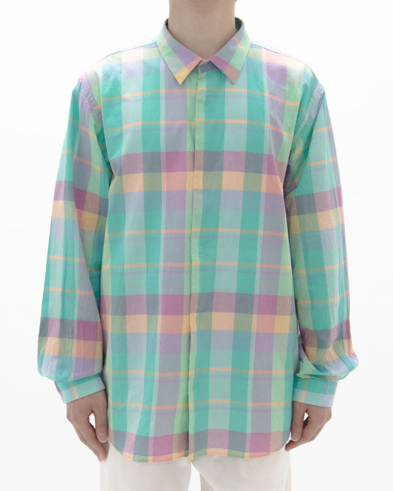 Madras Check Comfort Shirt Wide