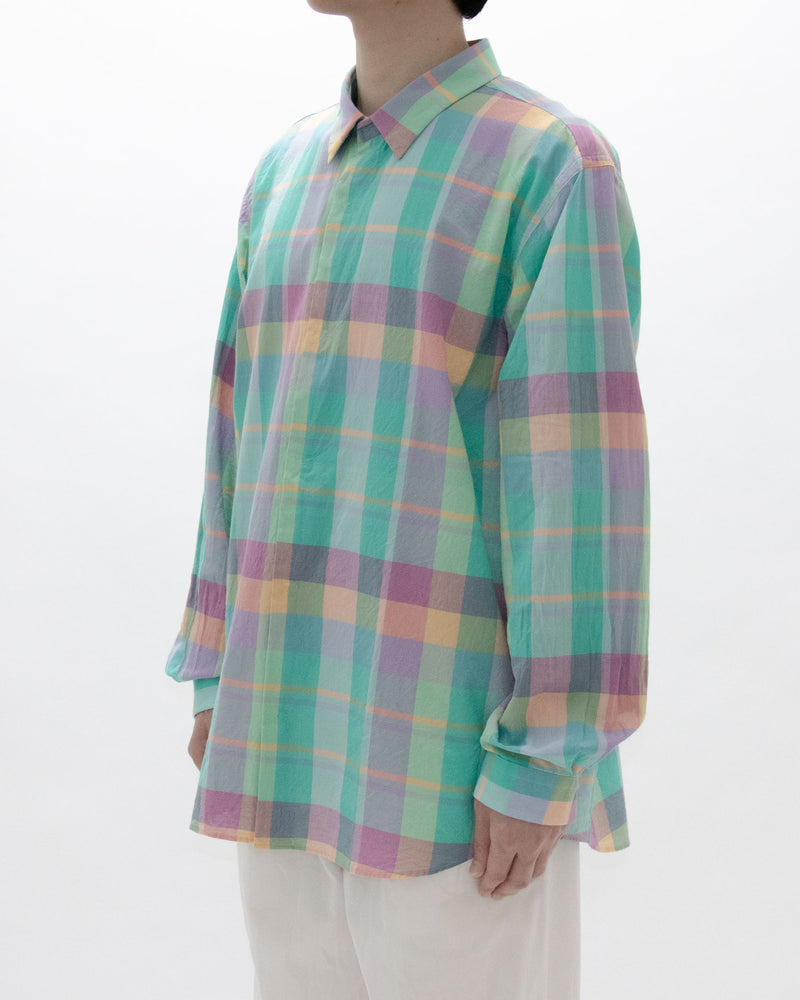 Madras Check Comfort Shirt Wide