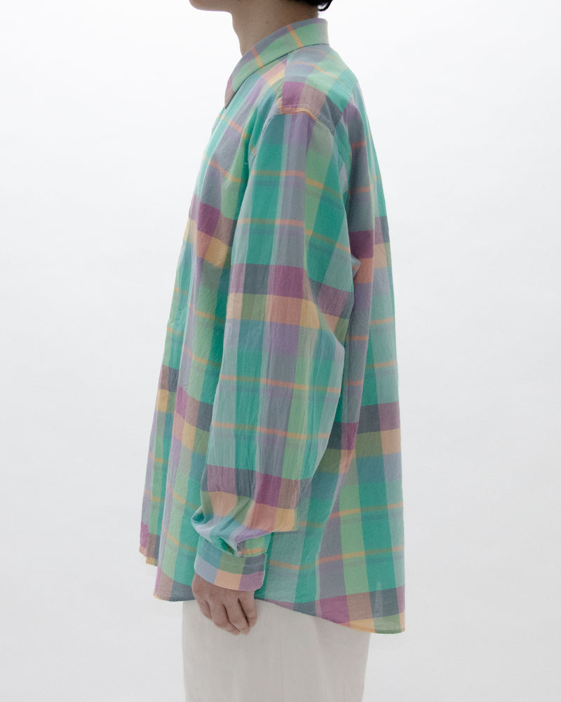 Madras Check Comfort Shirt Wide