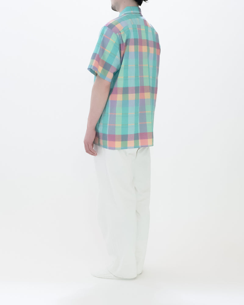 Madras Check Comfort Shirt Square Short Sleeve