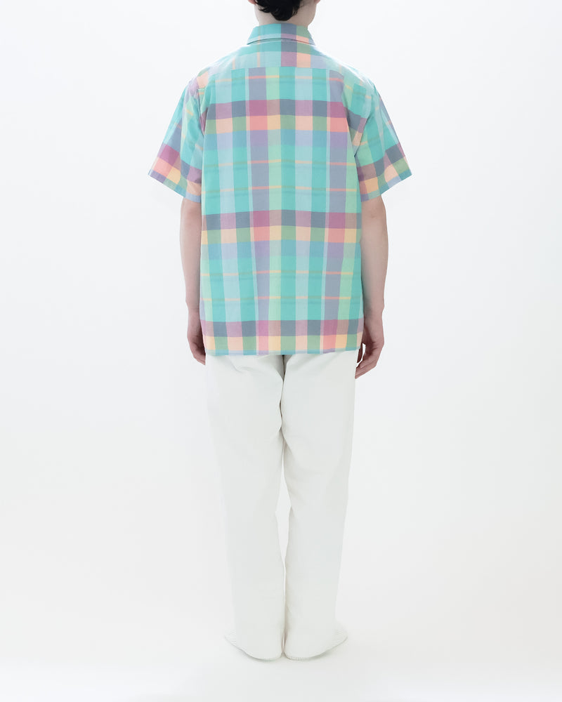 Madras Check Comfort Shirt Square Short Sleeve