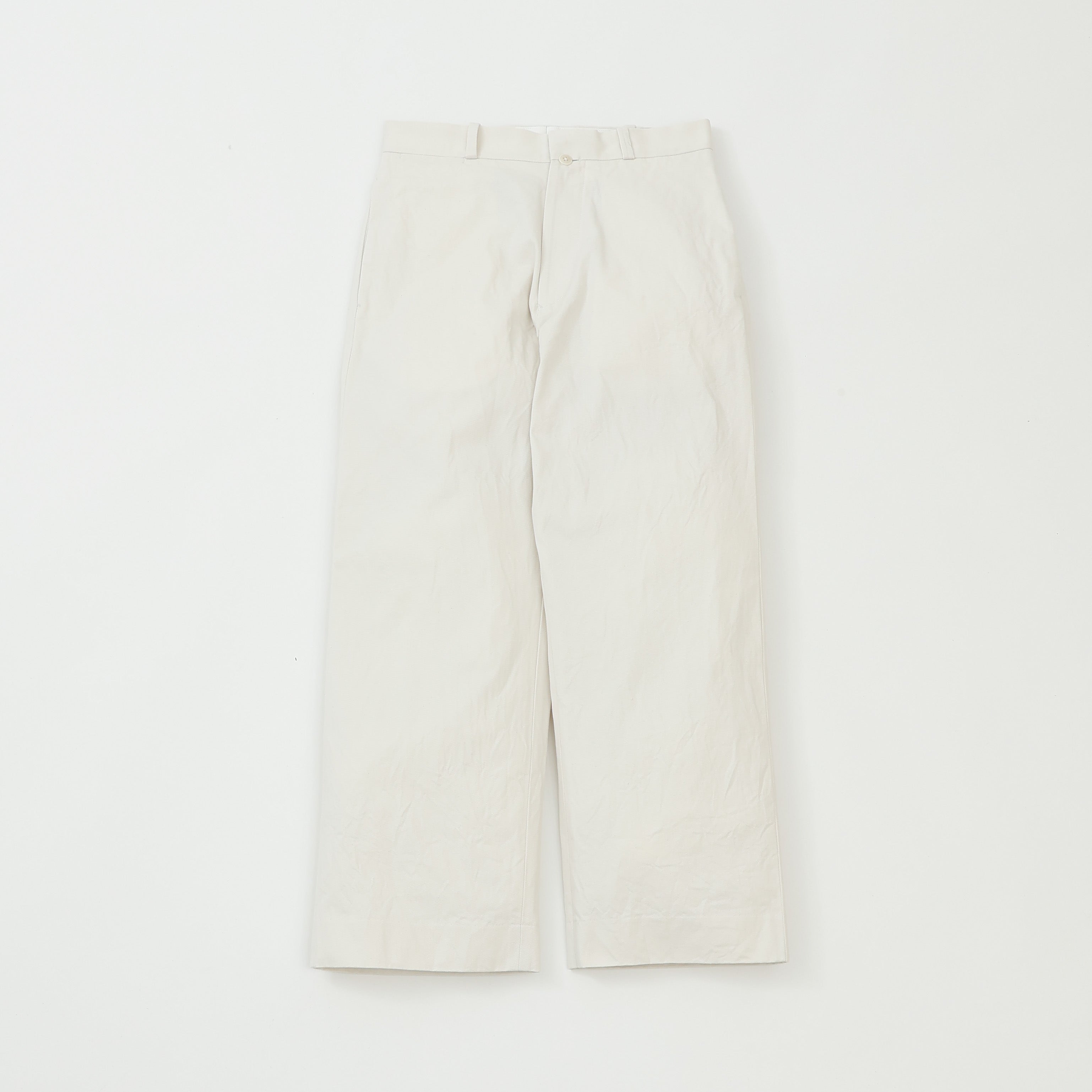 Chino Cloth Trousers Wide Tapered – YAECAYA