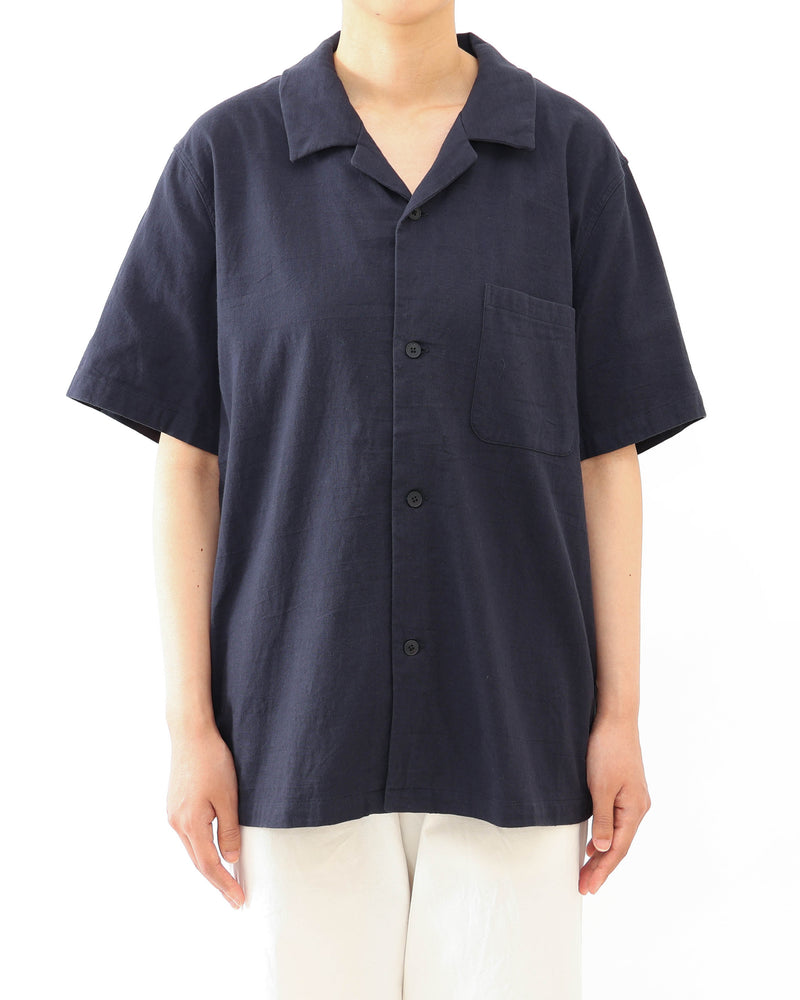 Khadi Pajama Shirt Short Sleeve