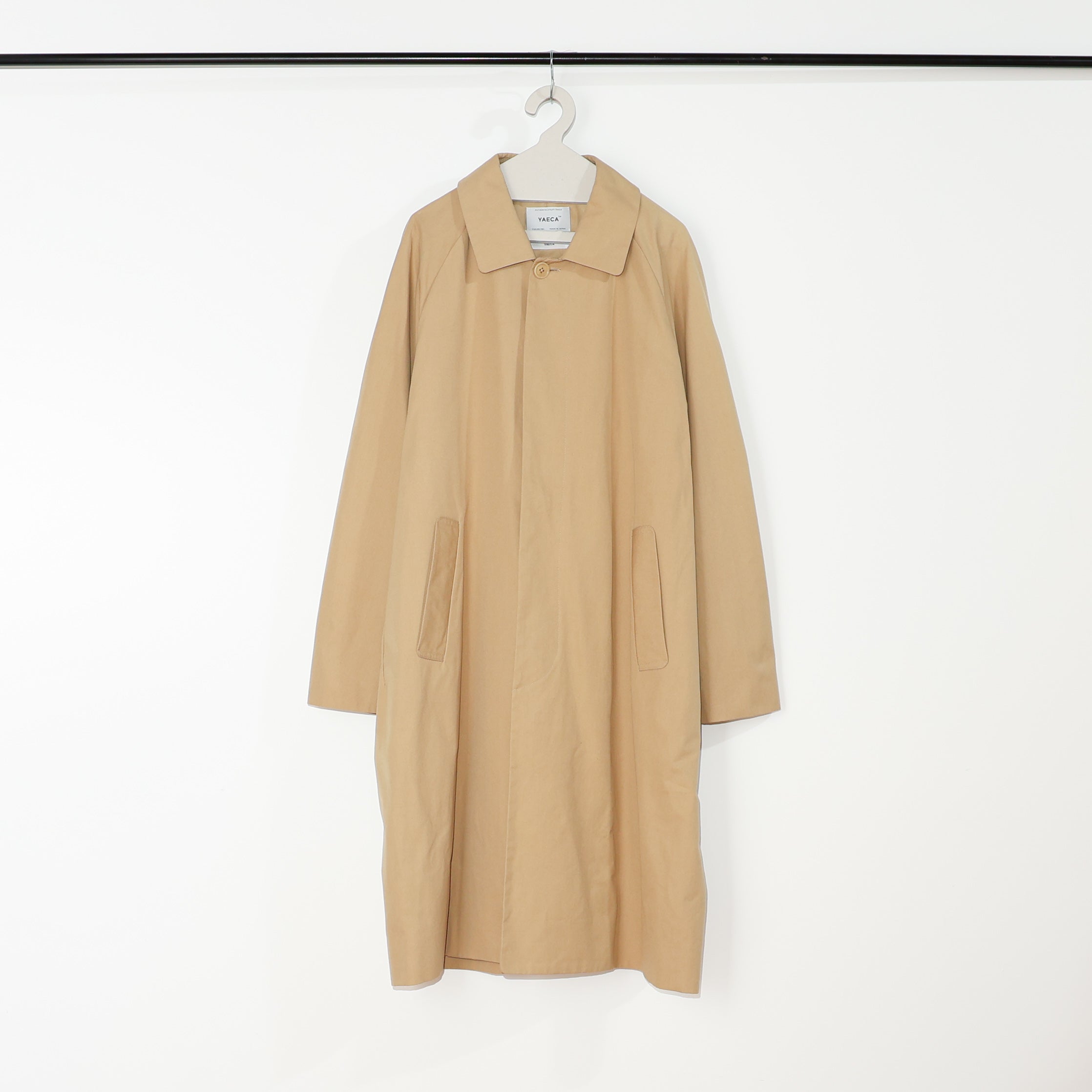 YAECA｜Soutien Collar Coat Standard（Bg・L） 蔵出し Soutien Collar 