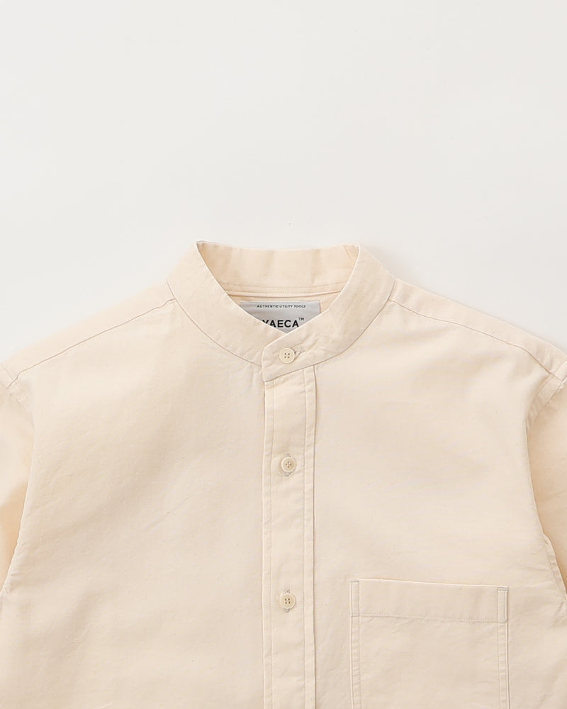 Oxford Stand-Up Collar Shirt