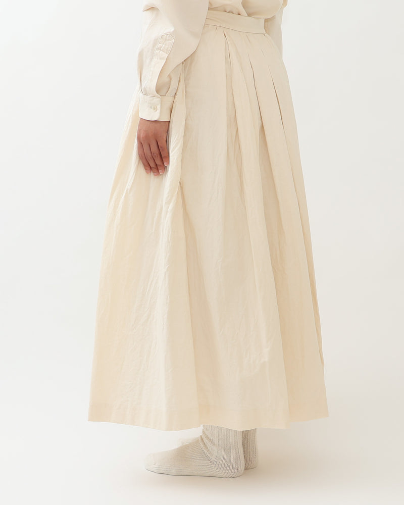 Oxford Tuck Gather Skirt