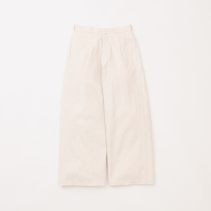 Chino Cloth Trousers Wide