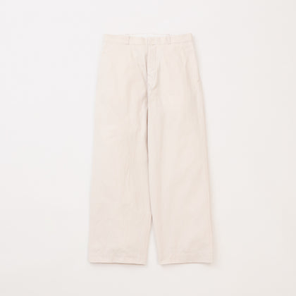 Chino Cloth Trousers Wide Straight