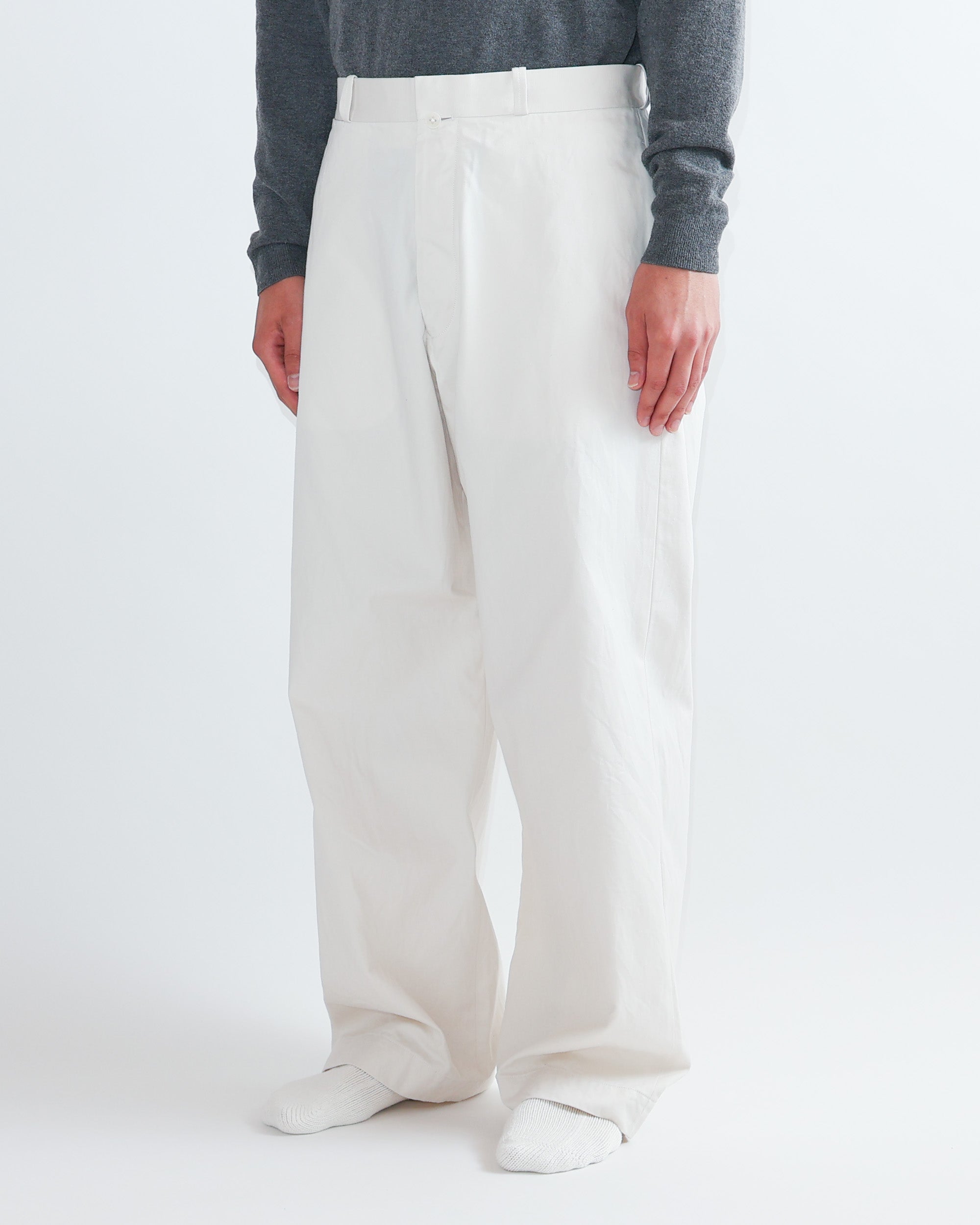 Chino Trousers Wide Straight – YAECAYA