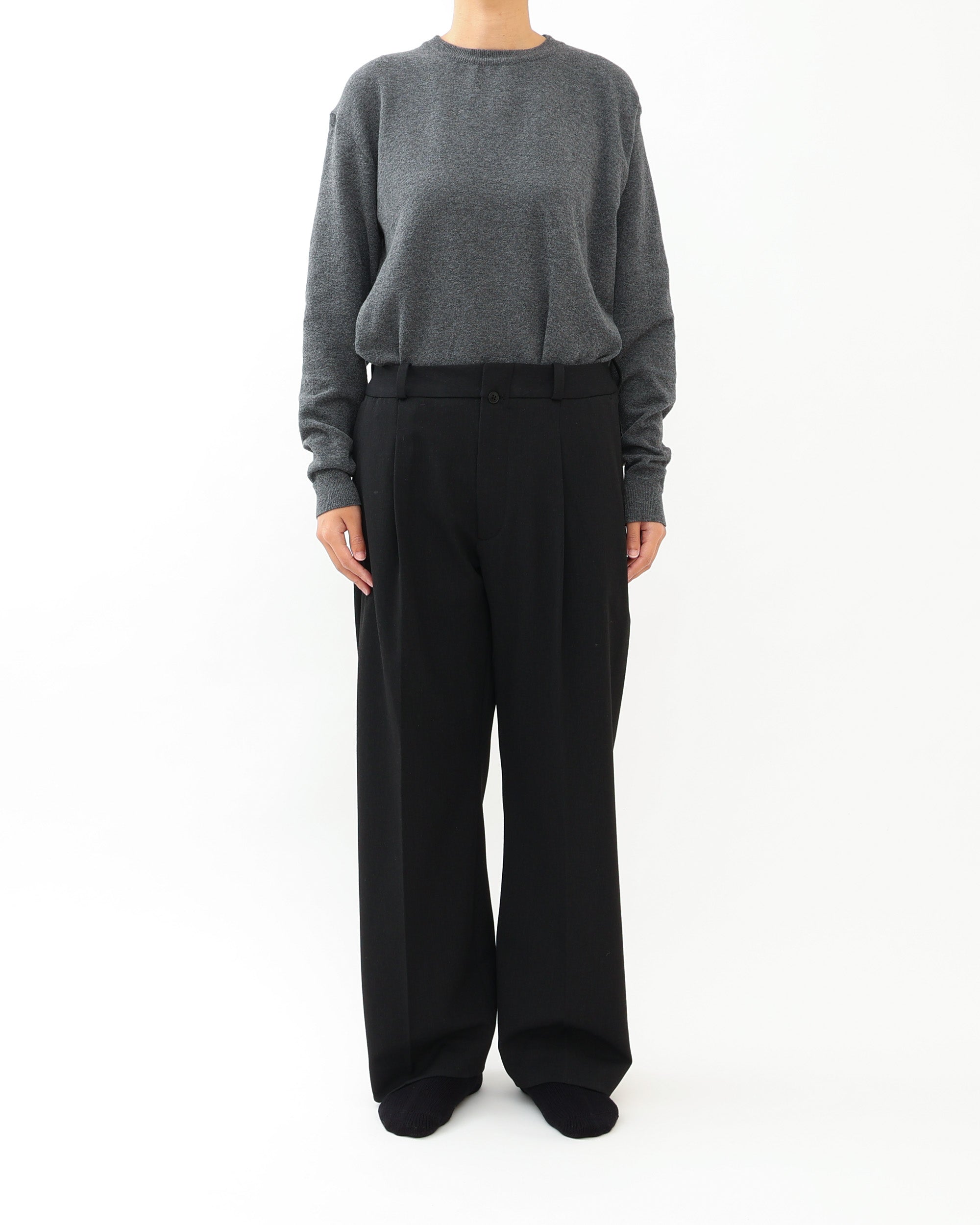2-Way Tuck Wide Trousers – YAECAYA