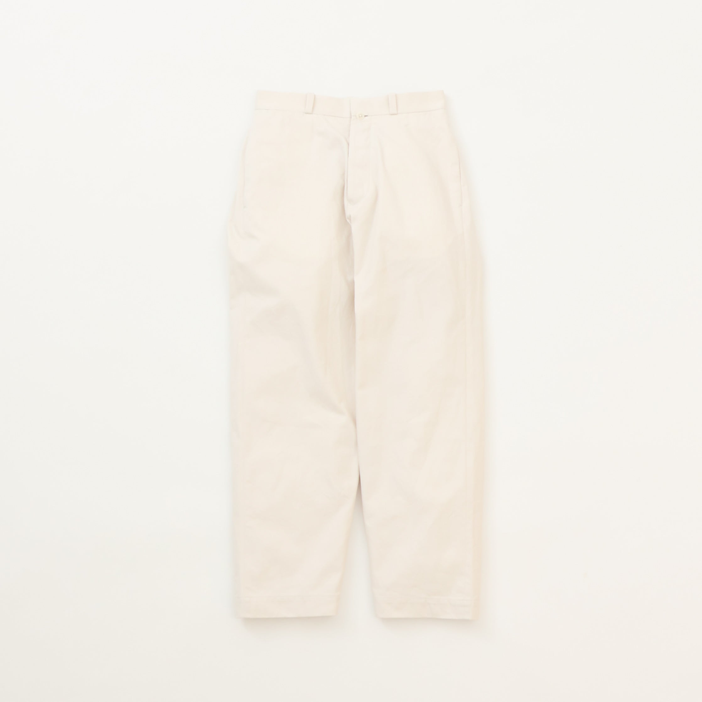 Chino Cloth Trousers Wide Straight – YAECAYA