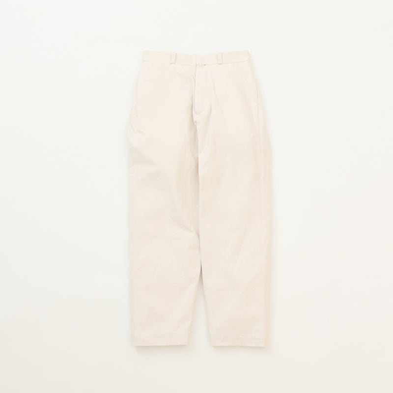 Chino Cloth Trousers Wide Straight