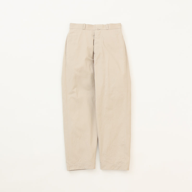 Chino Cloth Trousers Wide Straight