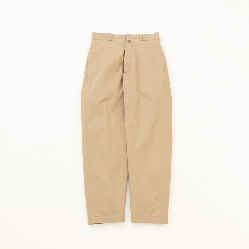 Chino Cloth Trousers Wide Straight