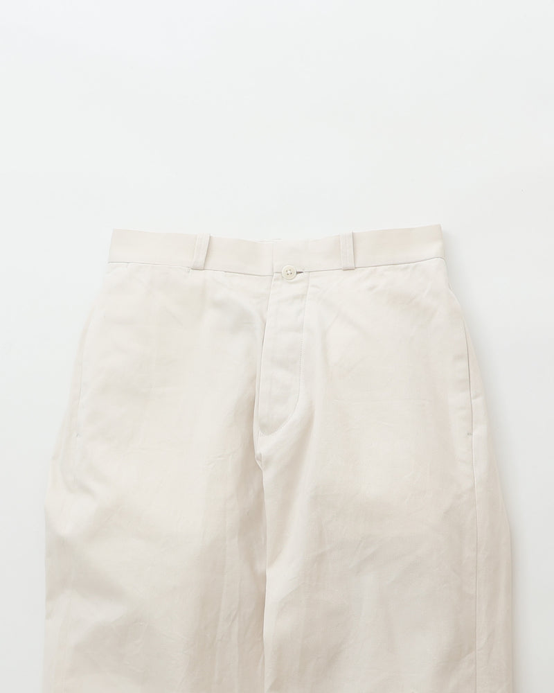 Chino Cloth Trousers Wide Straight