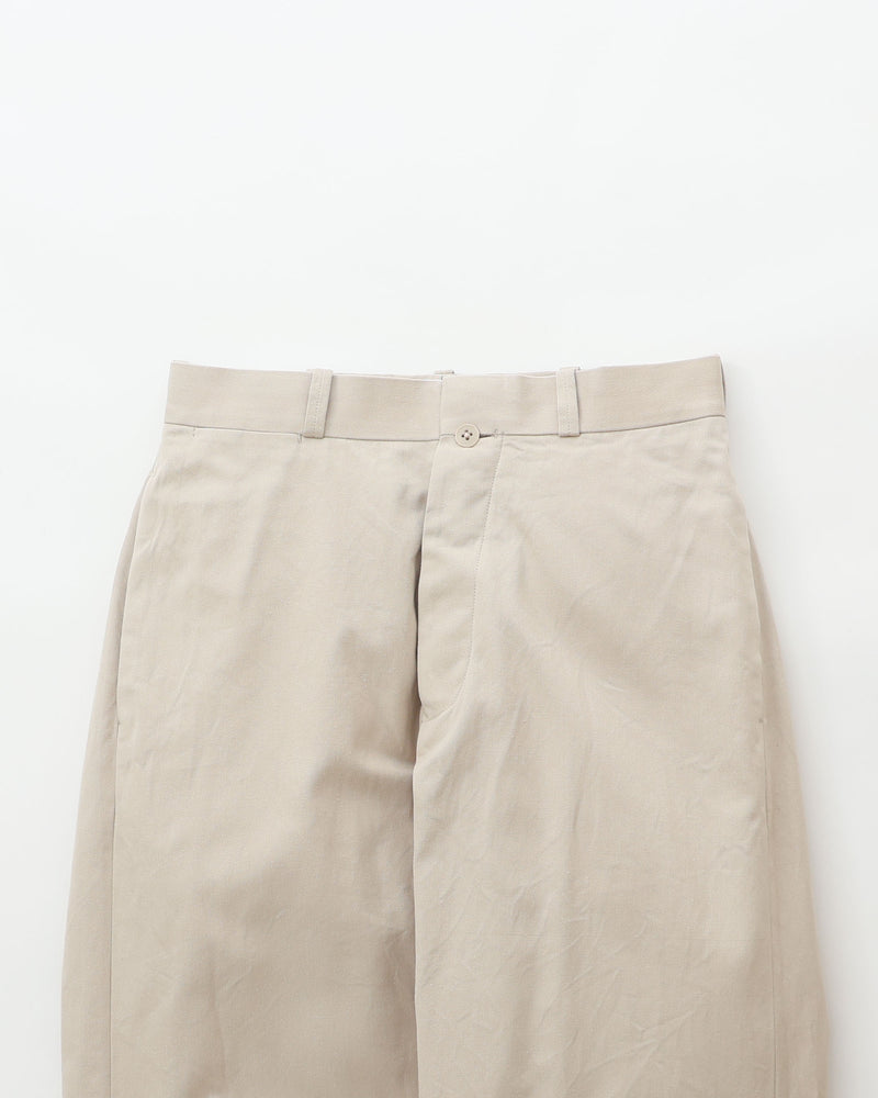 Chino Cloth Trousers Wide Straight