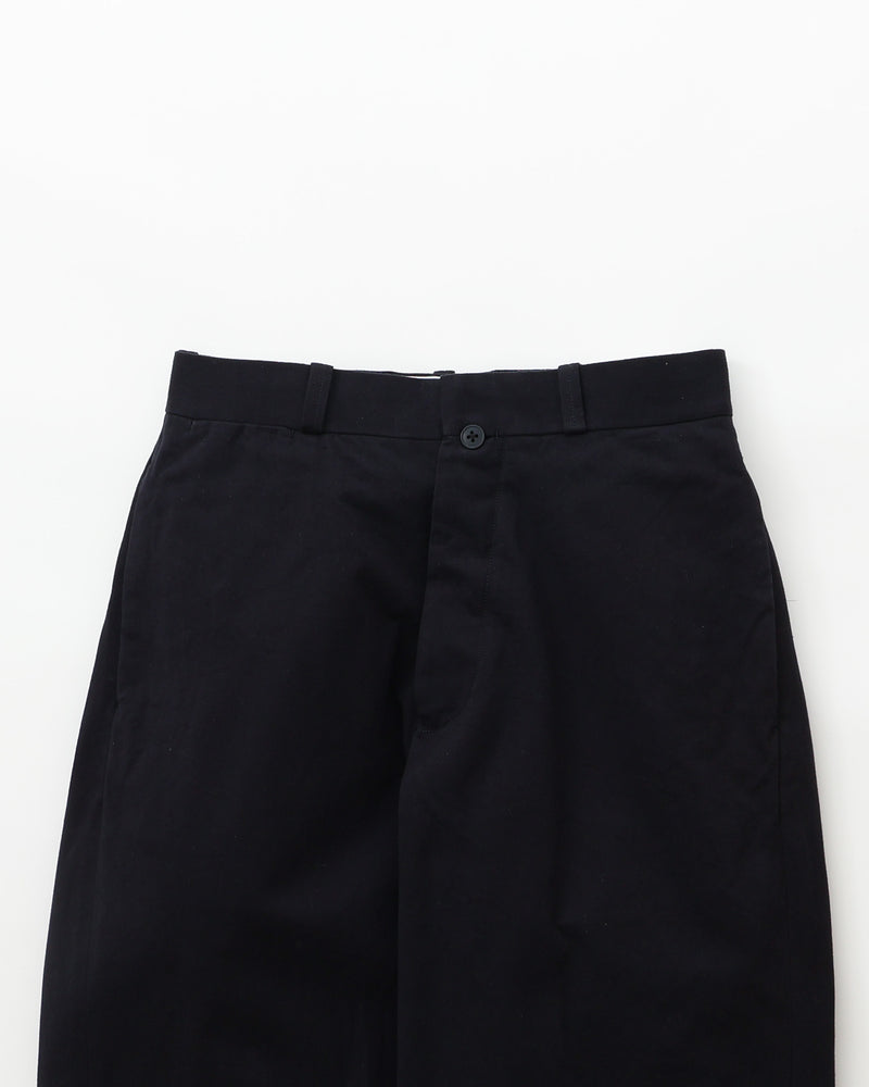 Chino Cloth Trousers Wide Straight