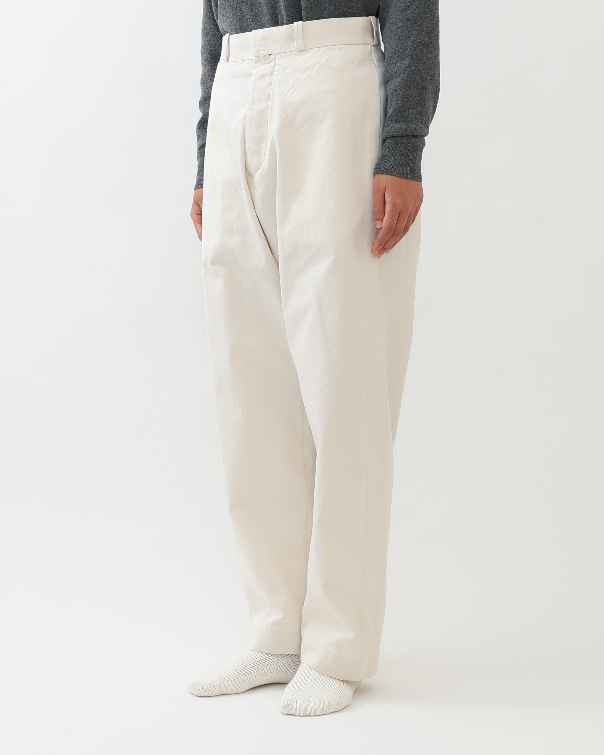 Chino Trousers Wide Straight – YAECAYA