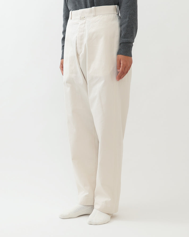 Chino Cloth Trousers Wide Straight