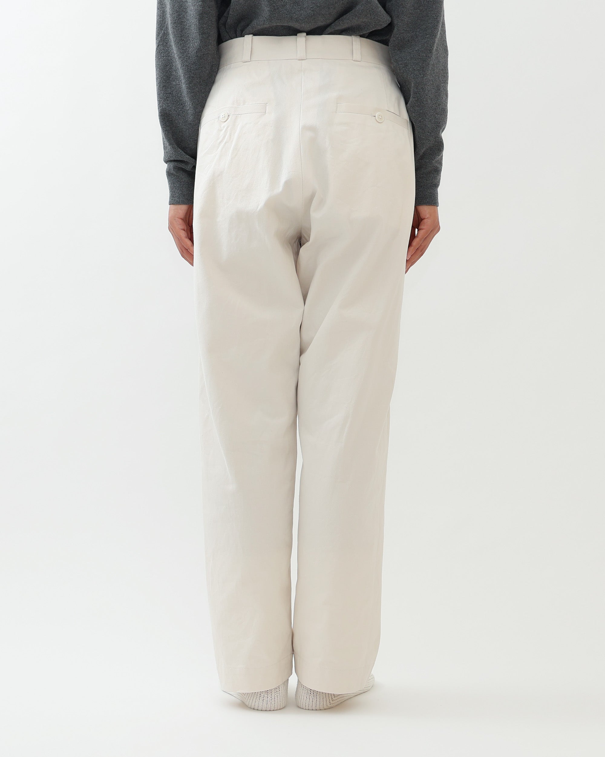 Chino Trousers Wide Straight – YAECAYA