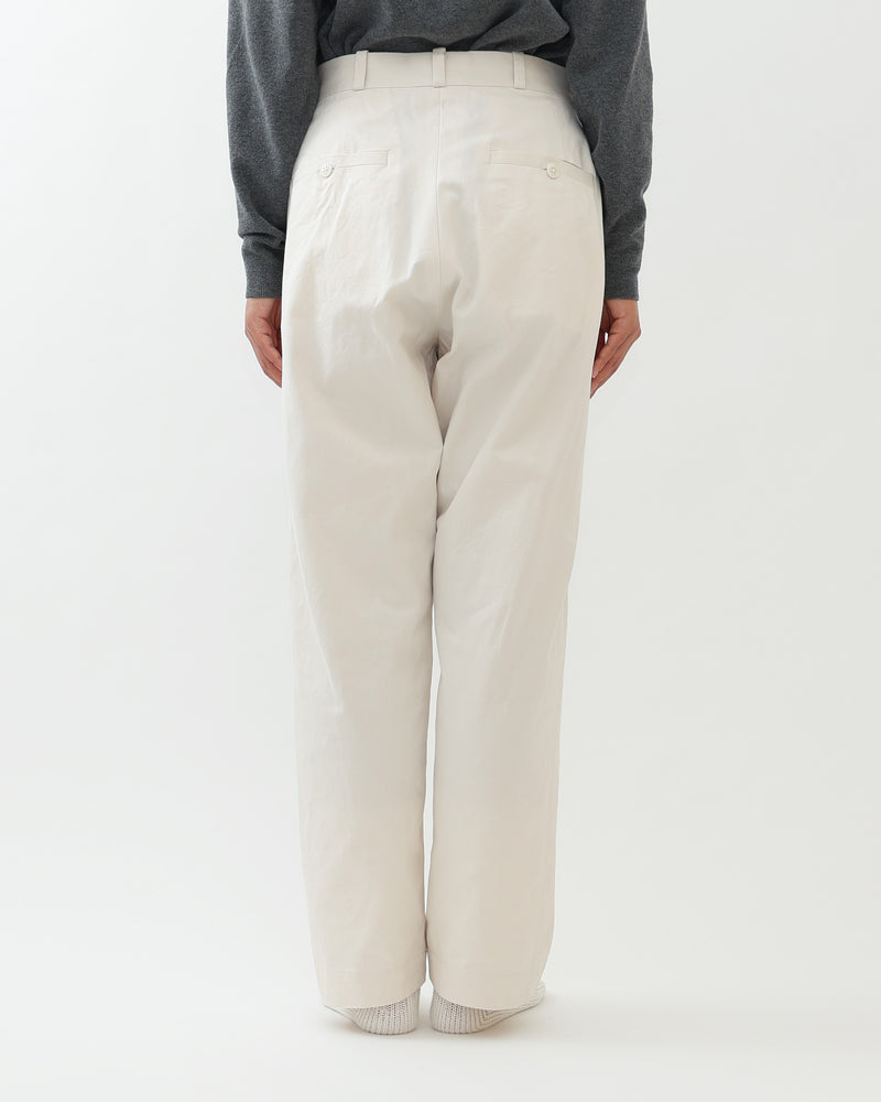 Chino Cloth Trousers Wide Straight