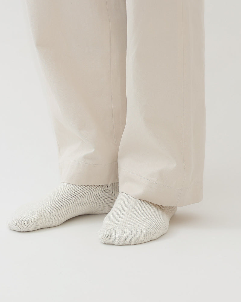 Chino Cloth Trousers Wide Straight