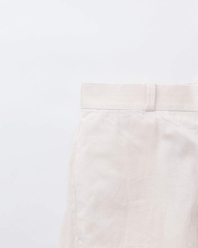 Chino Cloth Trousers Wide Straight