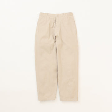 Chino Cloth Trousers Wide Straight
