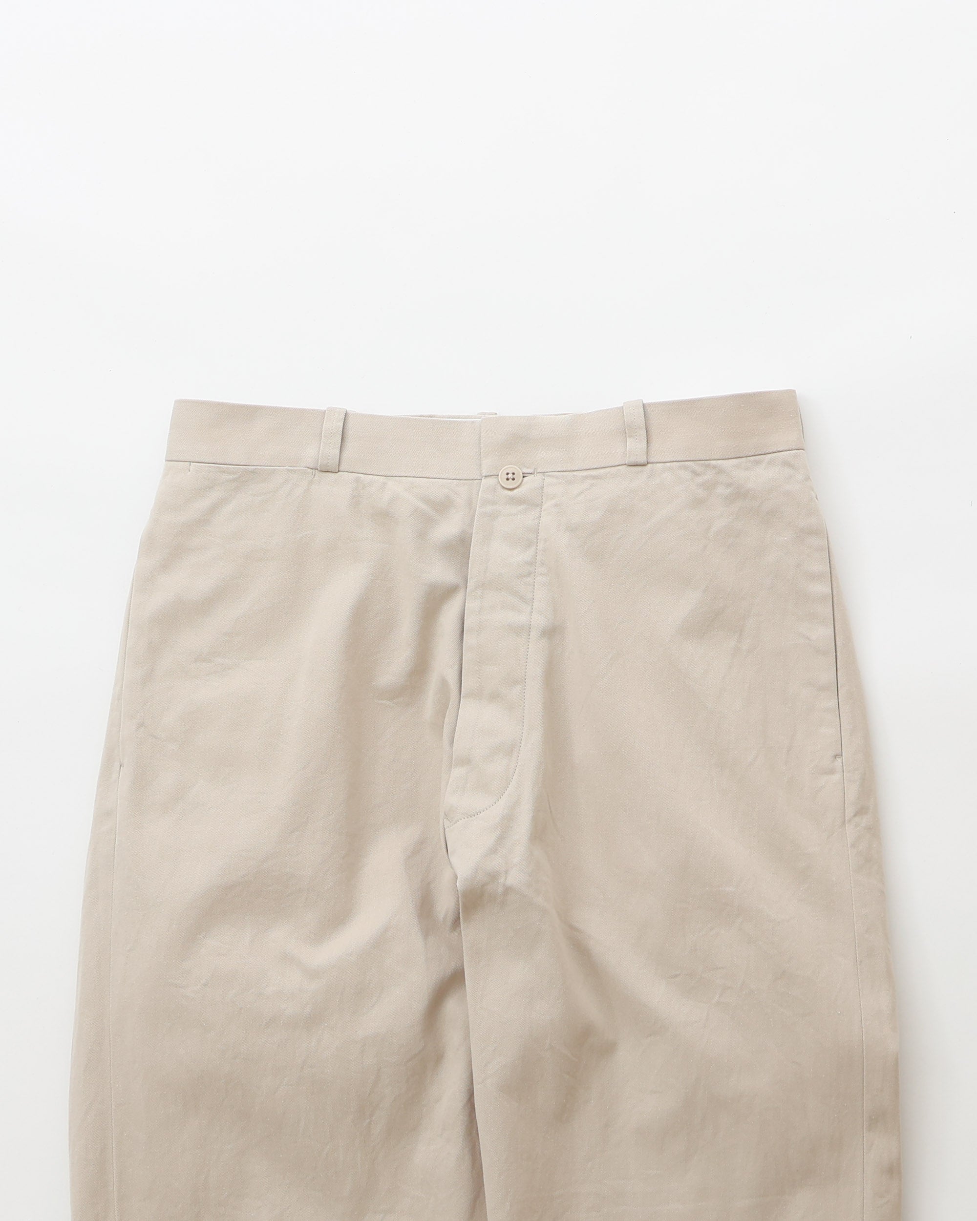 Chino Cloth Trousers Wide Tapered – YAECAYA
