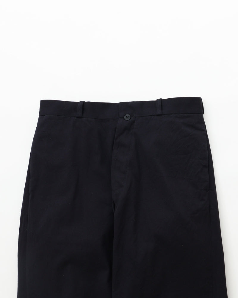 Chino Cloth Trousers Wide Tapered