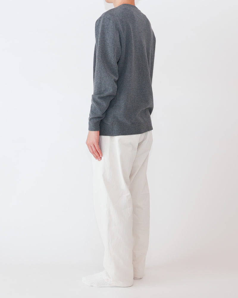 Chino Cloth Trousers Wide Tapered