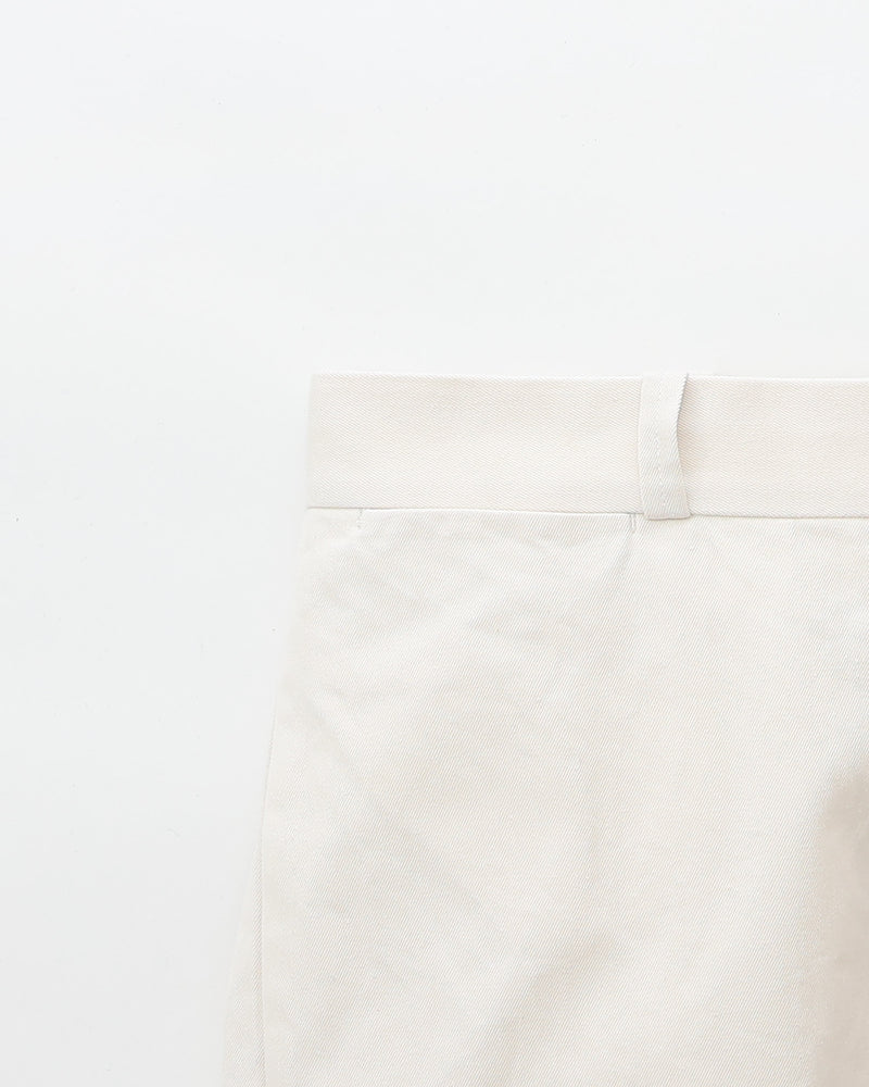 Chino Cloth Trousers Wide Tapered