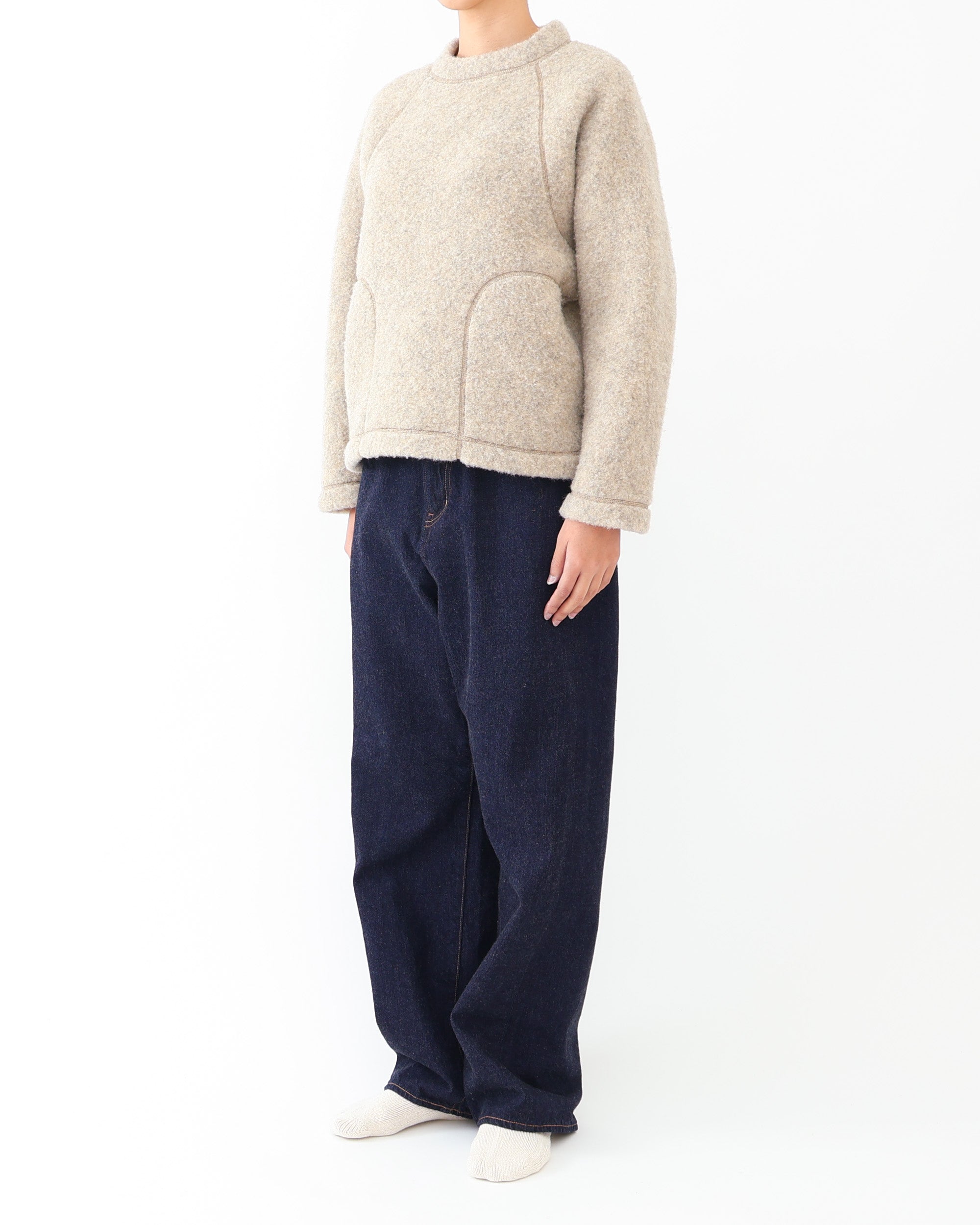 Wool-Like YAECA PULLOVER ヤエカ ウール プルオーバー ボア フリース