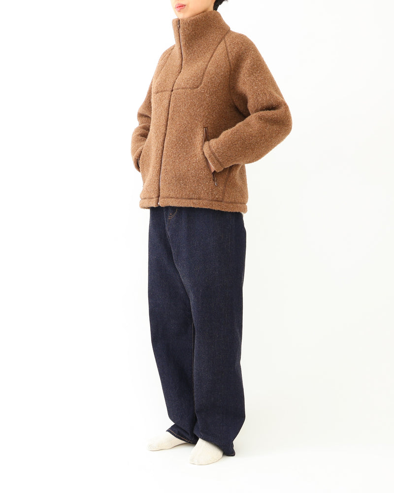 Wool Fleece Zip-Up Jacket