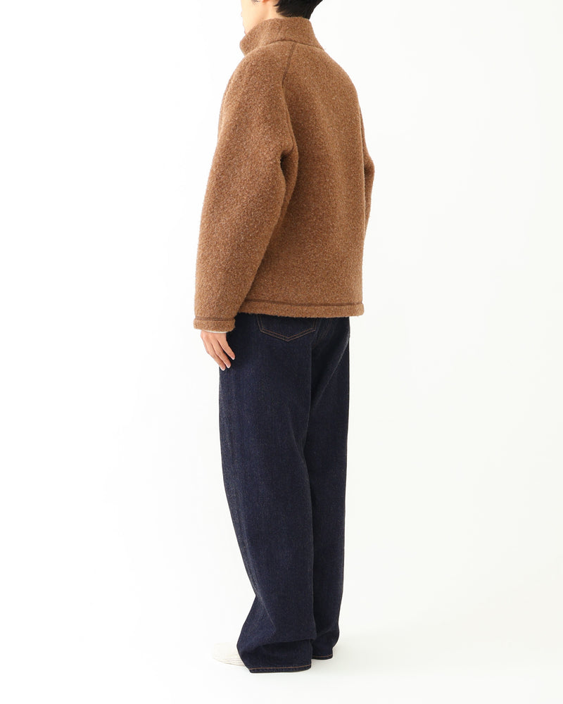 Wool Fleece Zip-Up Jacket