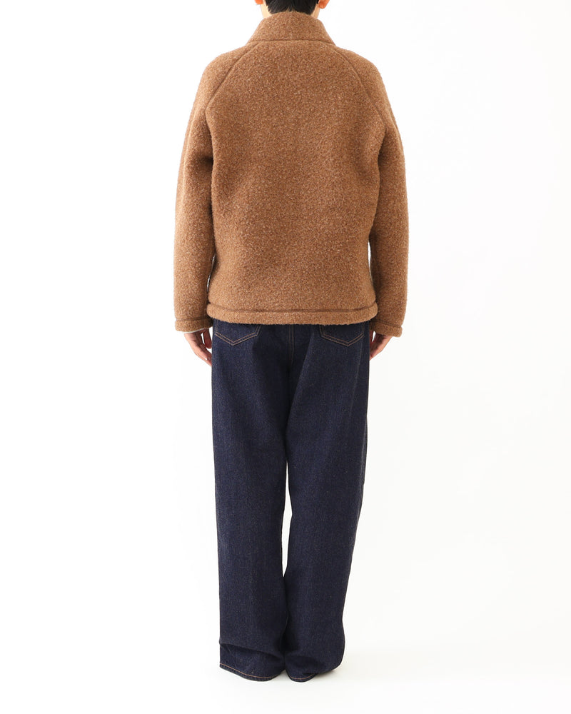 Wool Fleece Zip-Up Jacket