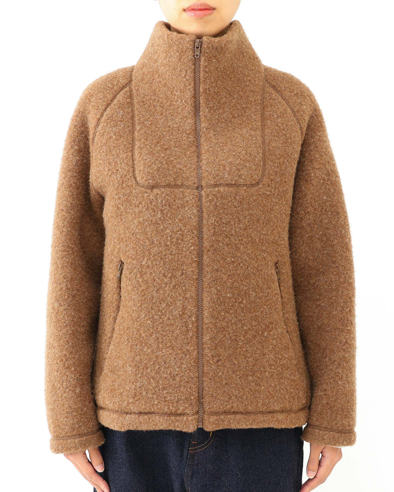 Wool Fleece Zip-Up Jacket