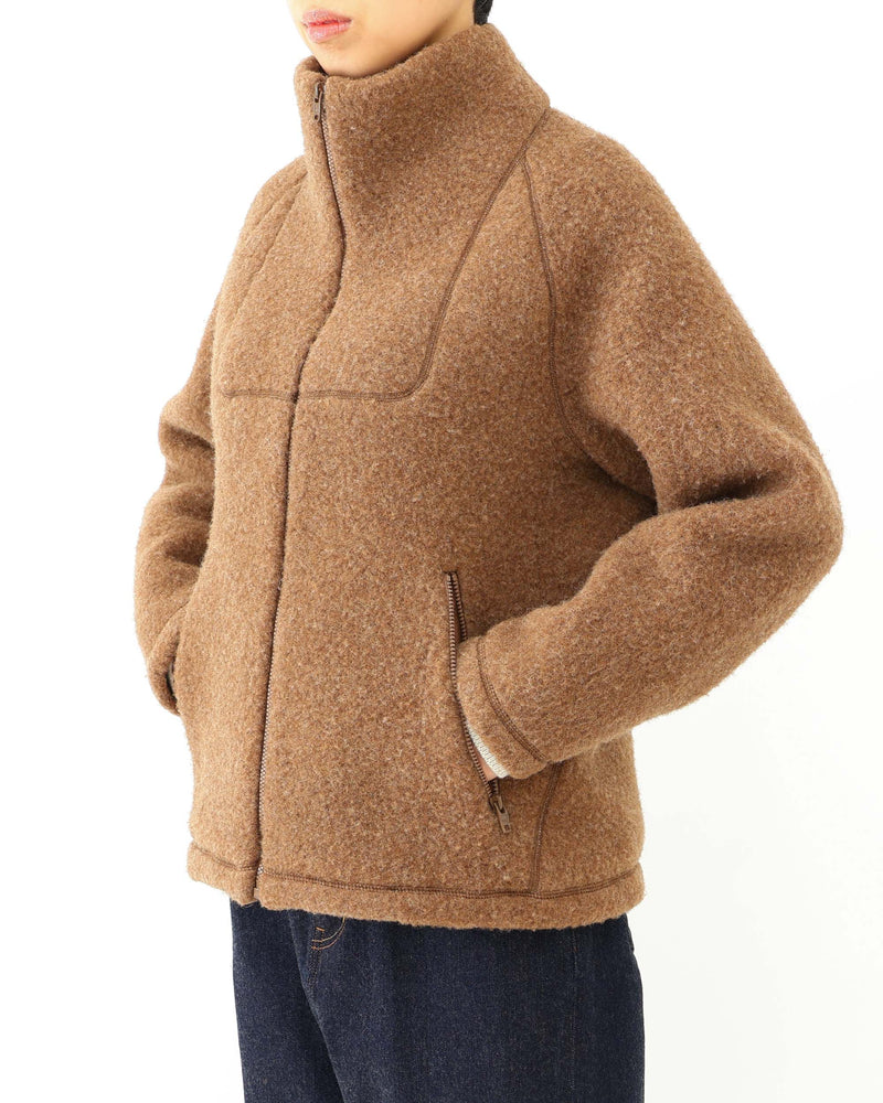 Wool Fleece Zip-Up Jacket