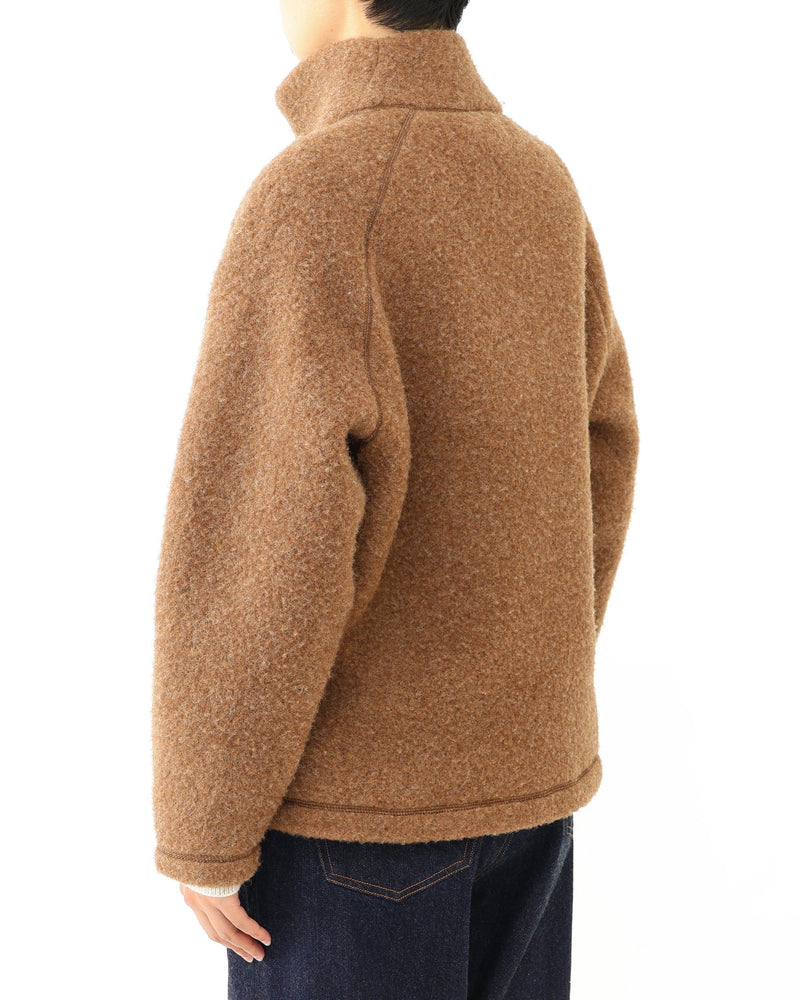 Wool Fleece Zip-Up Jacket